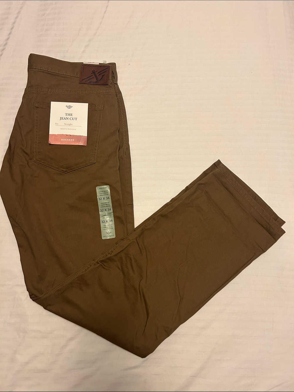 Dockers Straight-Fit Chinos in Brown